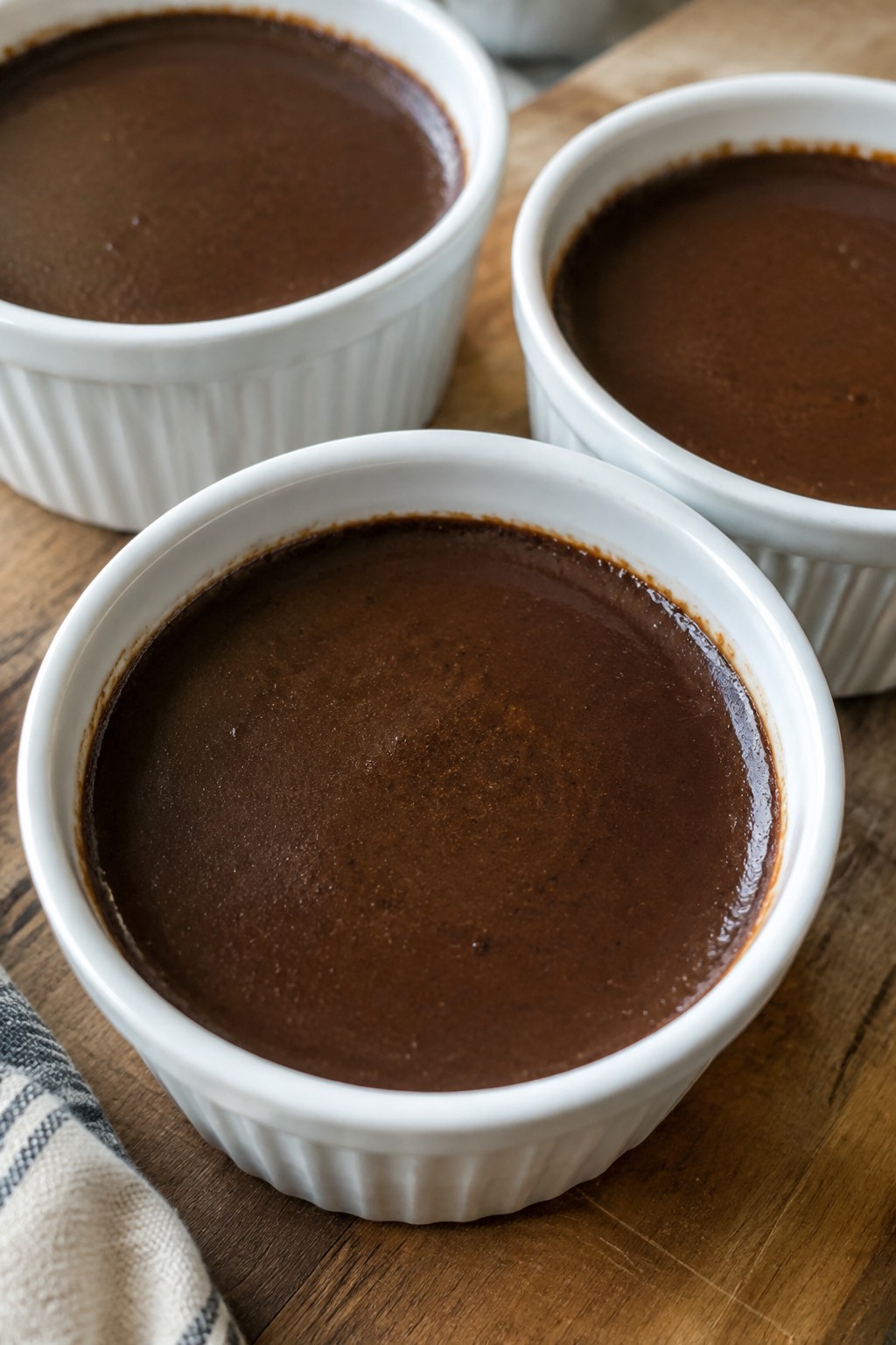 Dark Chocolate Chili Pots de Crème