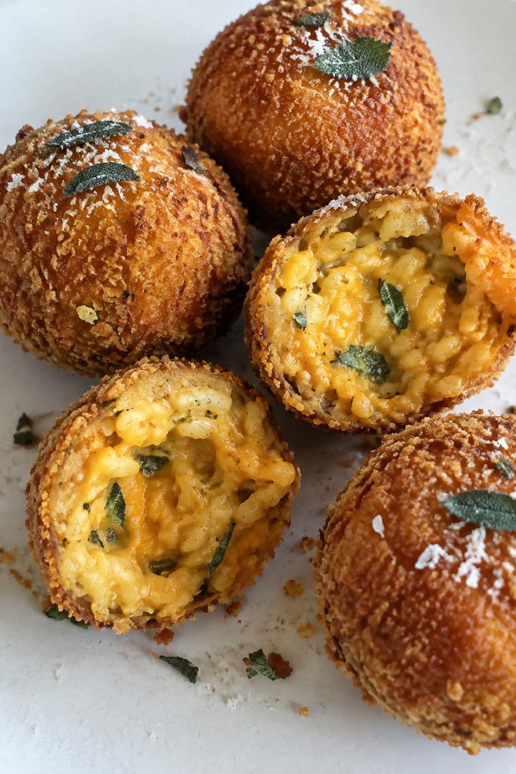 Pumpkin and Sage Arancini with Parmesan