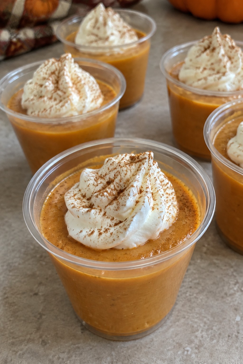 Spiced Pumpkin Whiskey Jello Shots