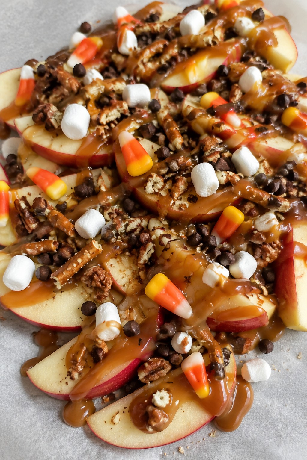 Caramel Apple Nacho Bar