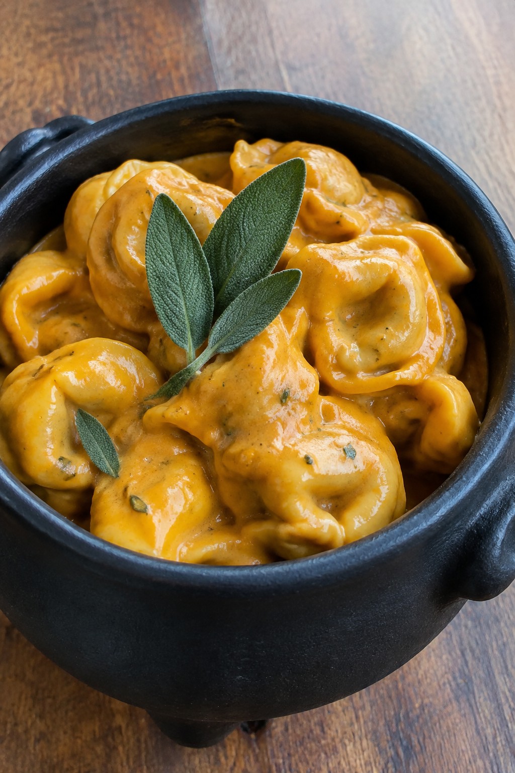 Creepy Cauldron Pumpkin Sage Tortellini