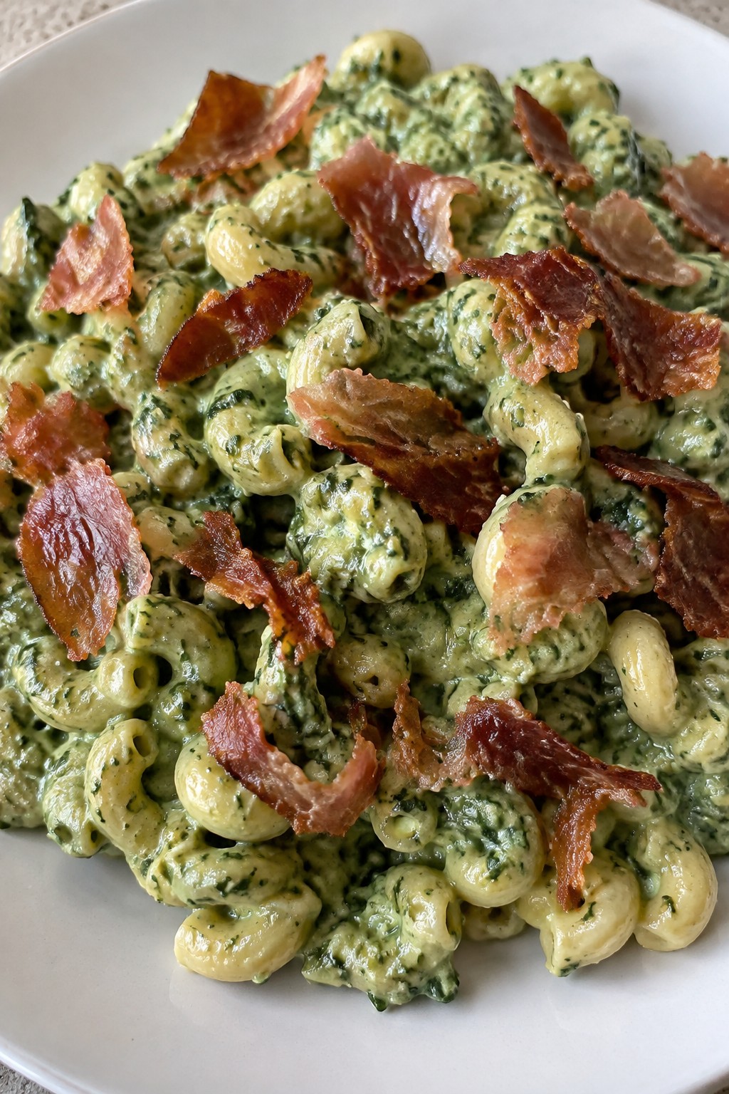 Monster Mash Macaroni with Crispy Prosciutto