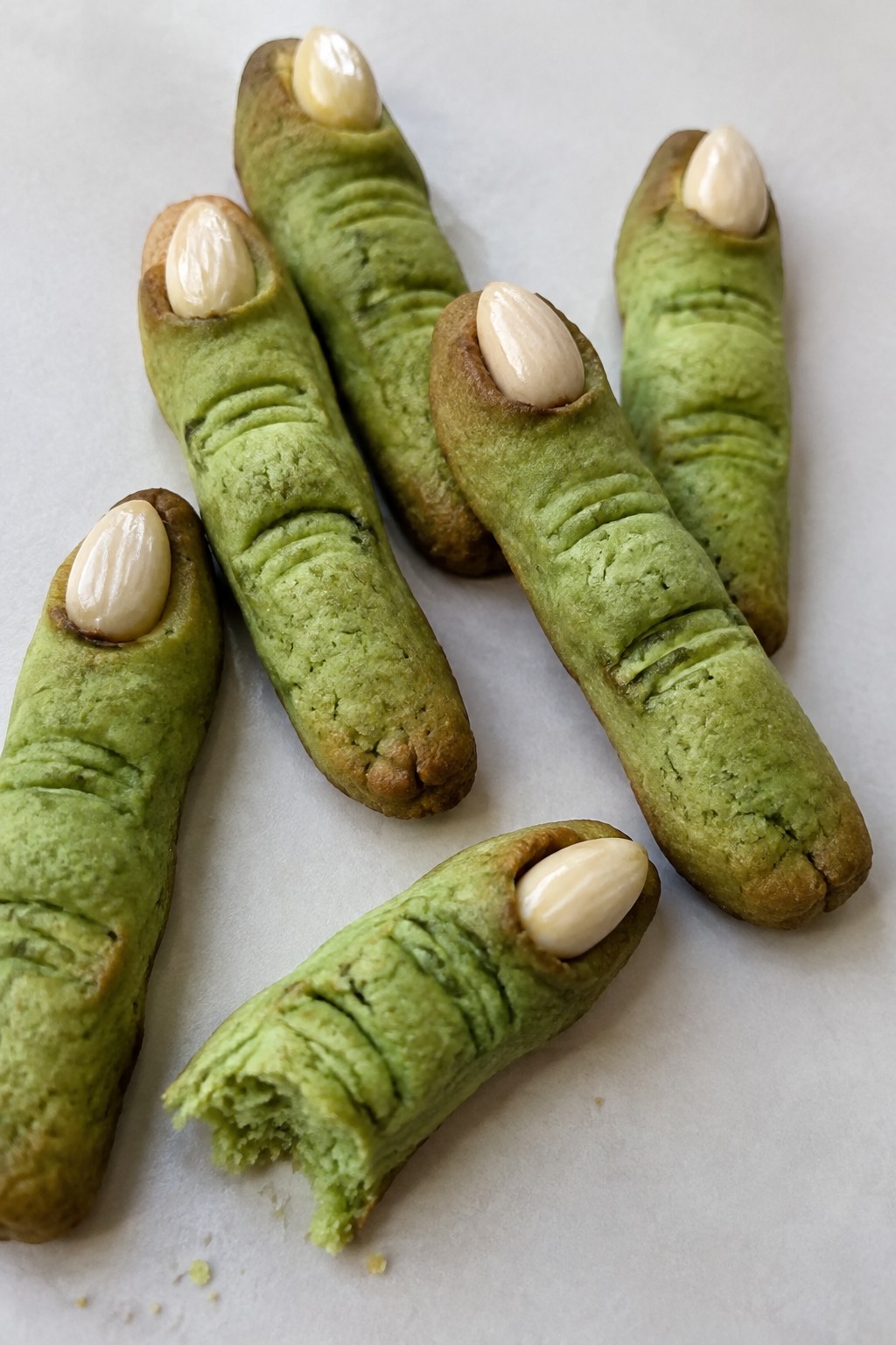 Witch Finger Sugar Cookies with Almond Nails
