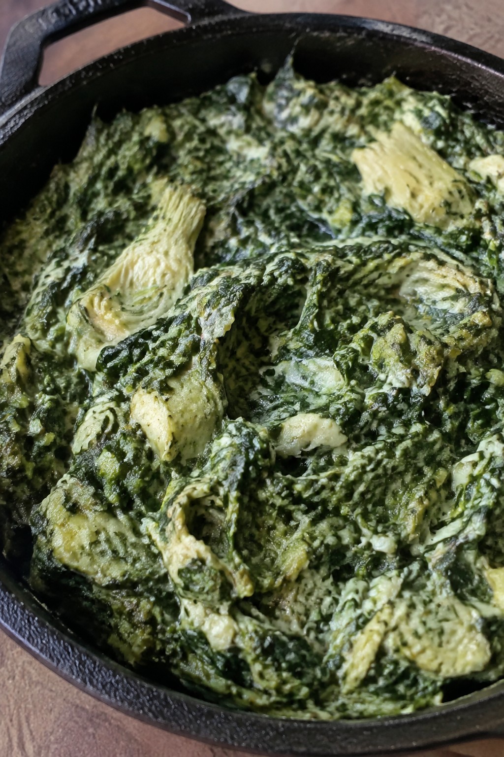Witch's Cauldron Spinach Artichoke Dip