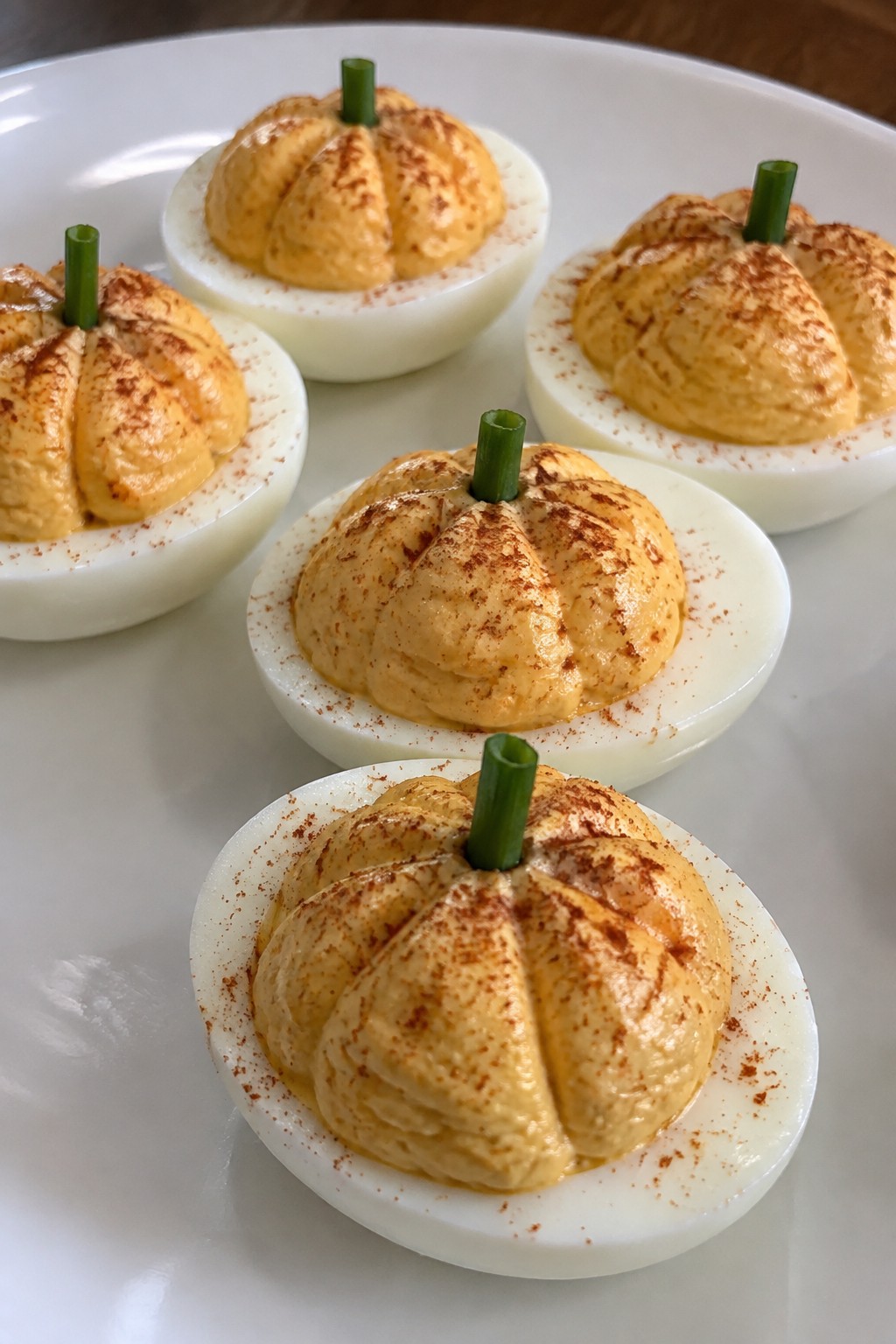 Pumpkin Patch Deviled Eggs