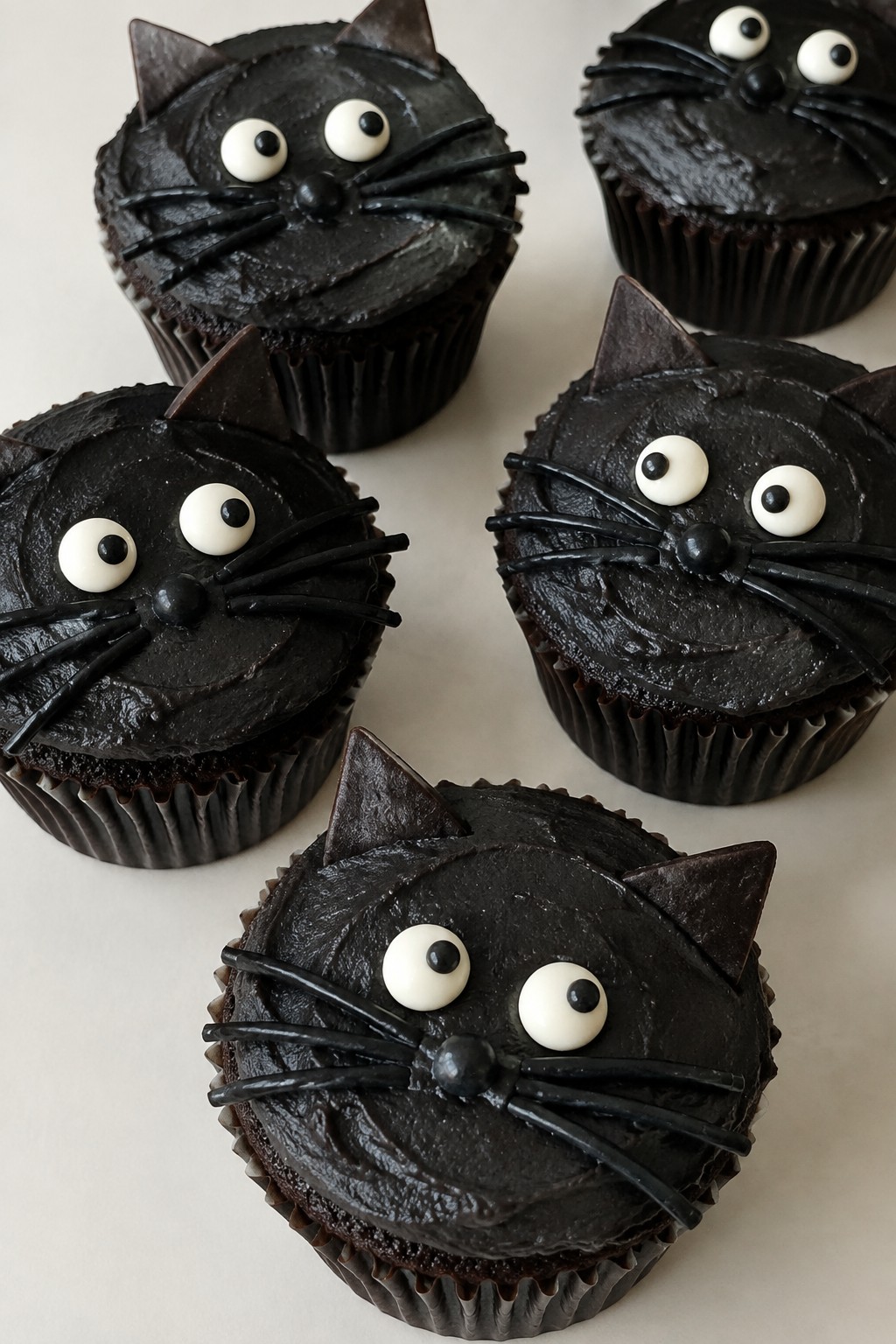 Black Cat Chocolate Cupcakes