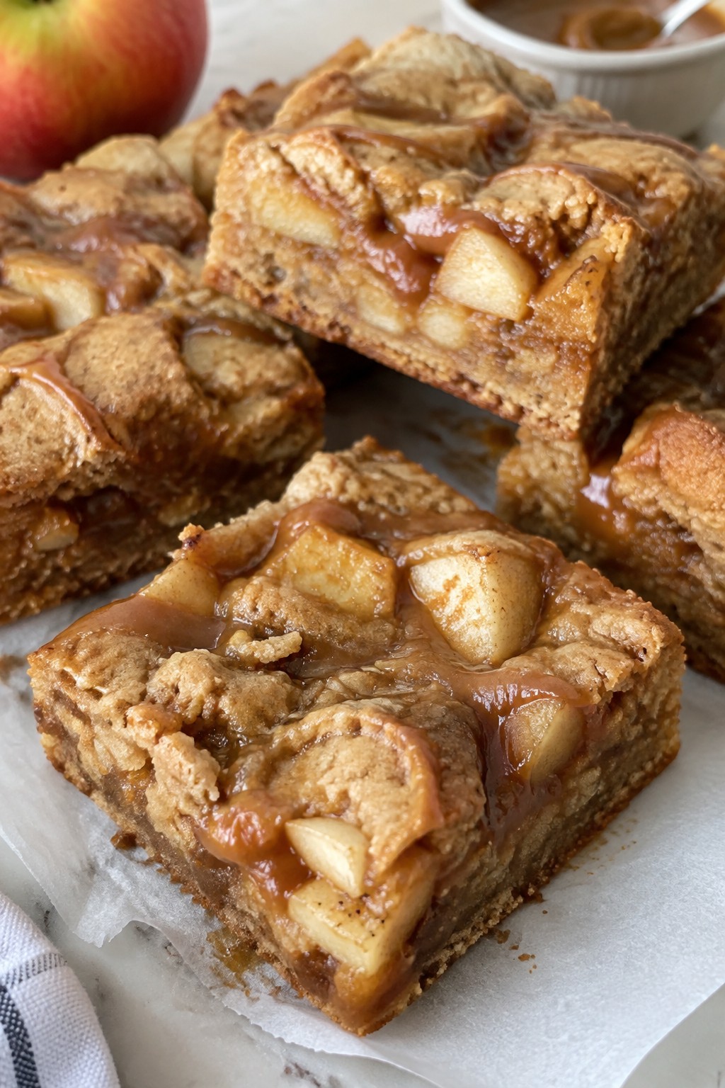 Caramel Apple Cookie Bars