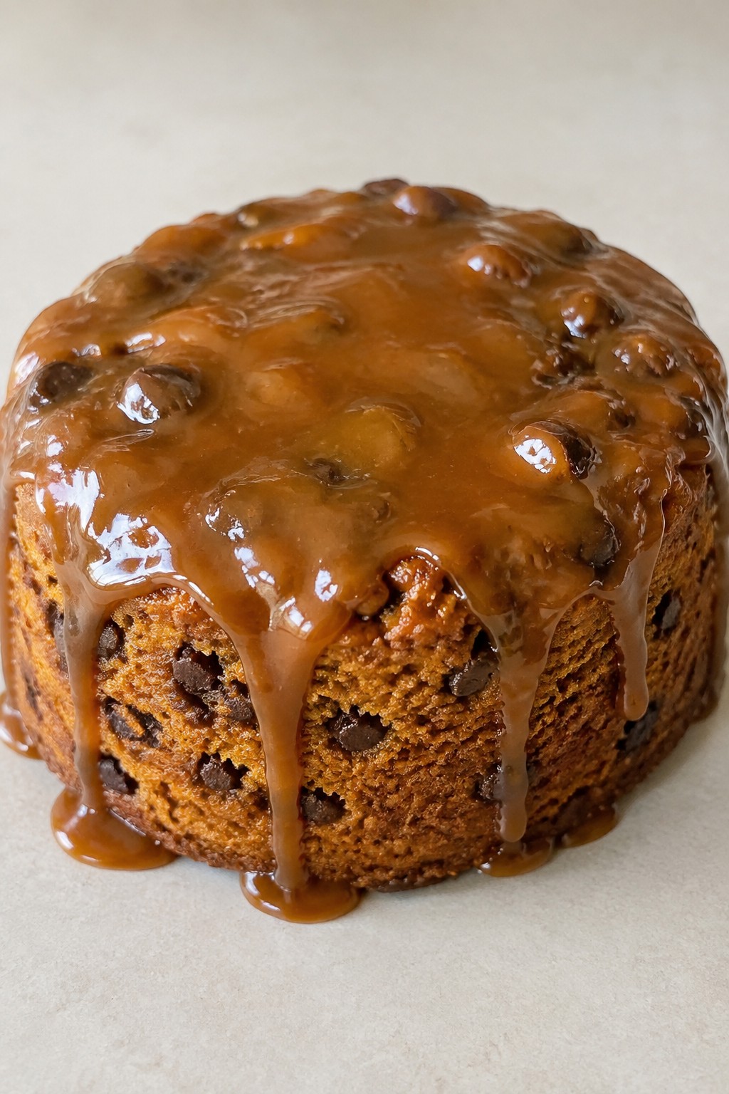 Haunted Pumpkin Caramel Cauldron Cake