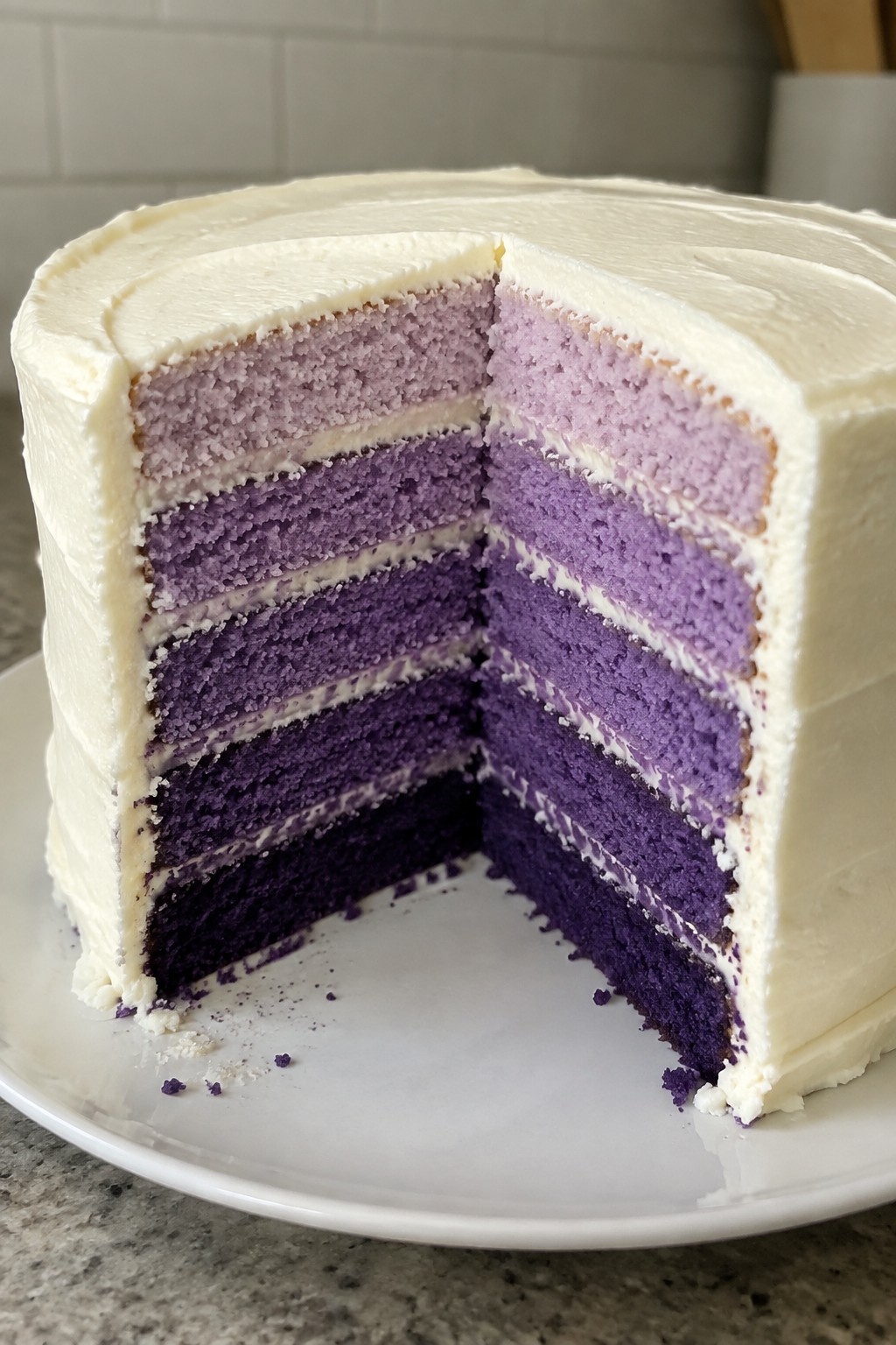Witch's Cauldron Purple Ombre Layer Cake