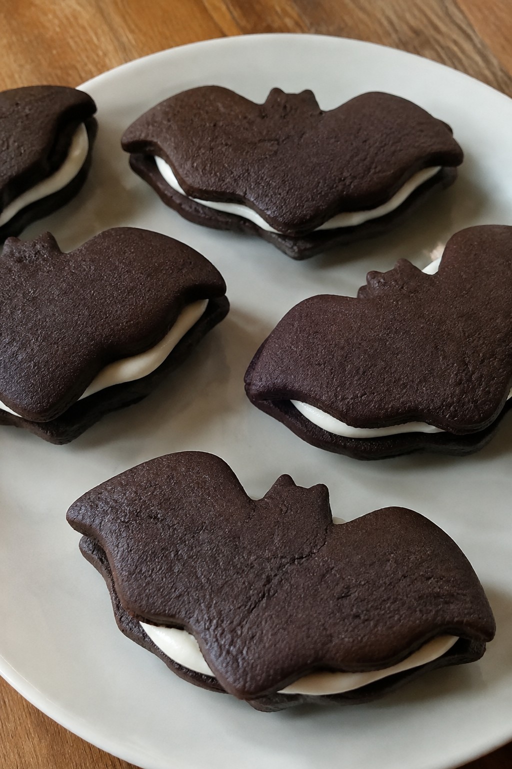 Bat-Shaped Chocolate Whoopie Pies