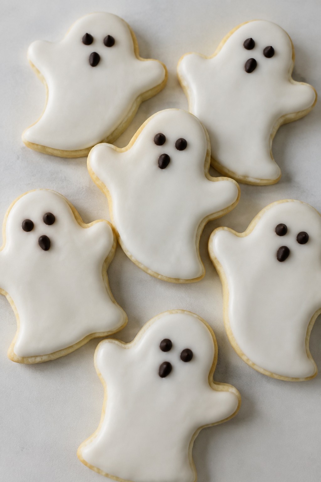Easy Ghost Sugar Cookies