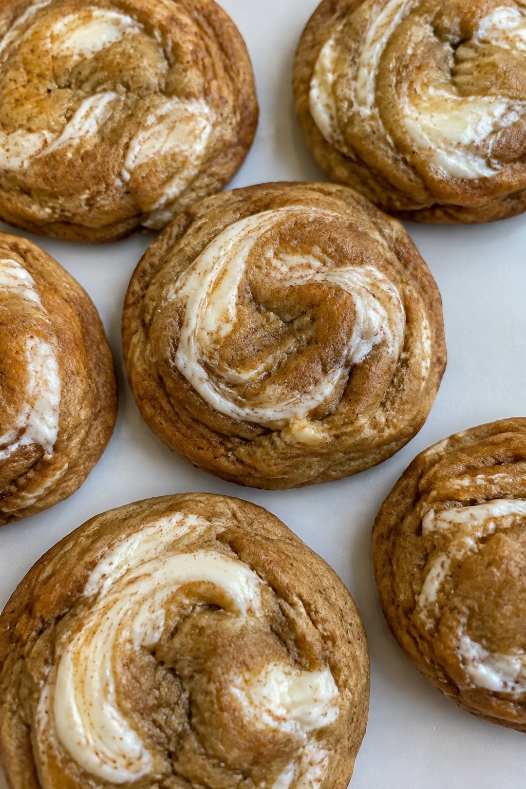 Pumpkin Cheesecake Swirl Cookies