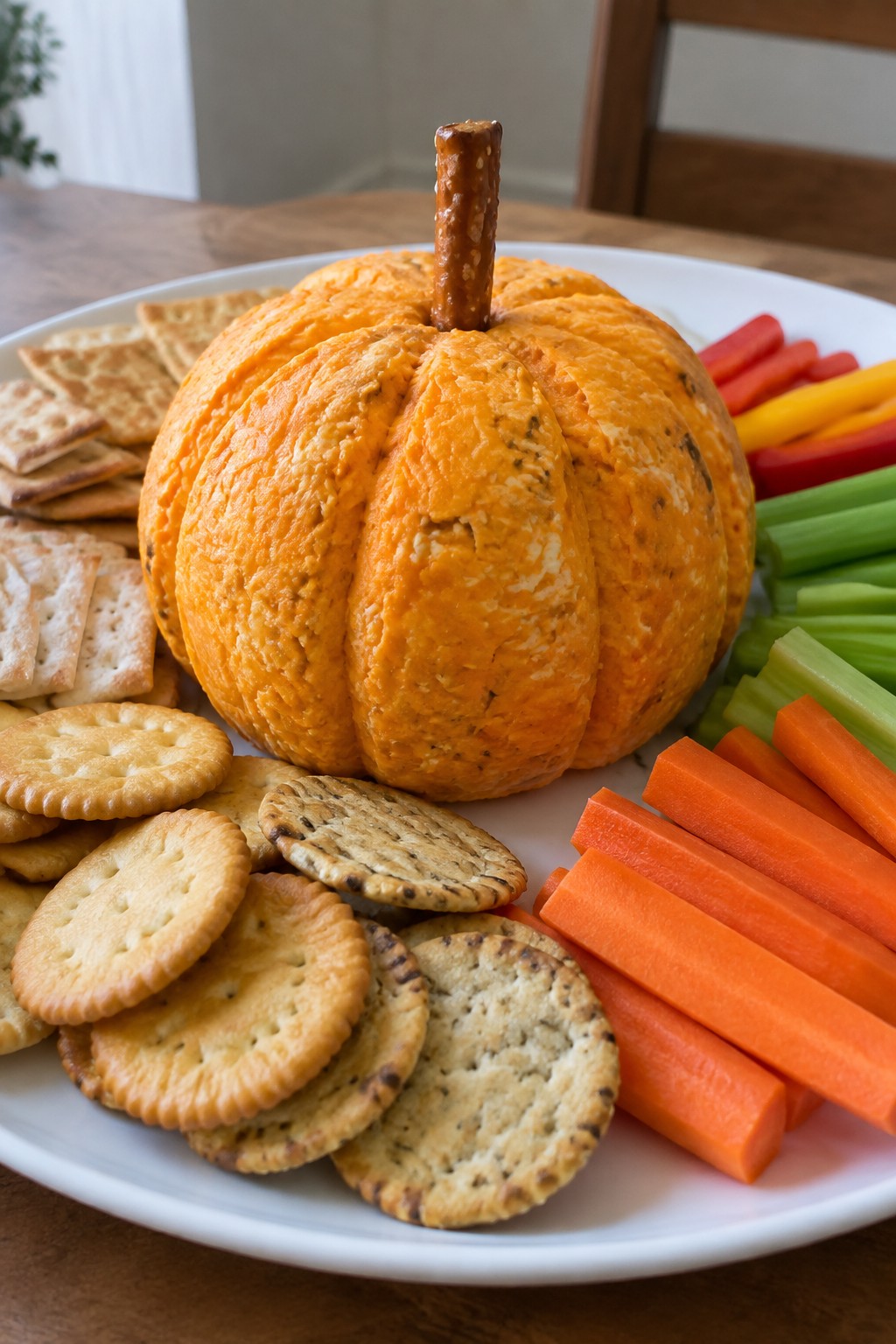 Pumpkin Cheese Ball Platter