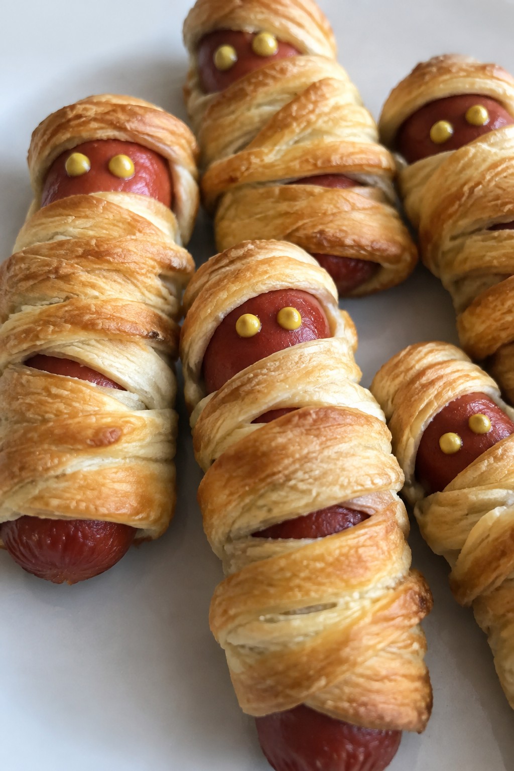 Mummy Wrapped Hot Dogs