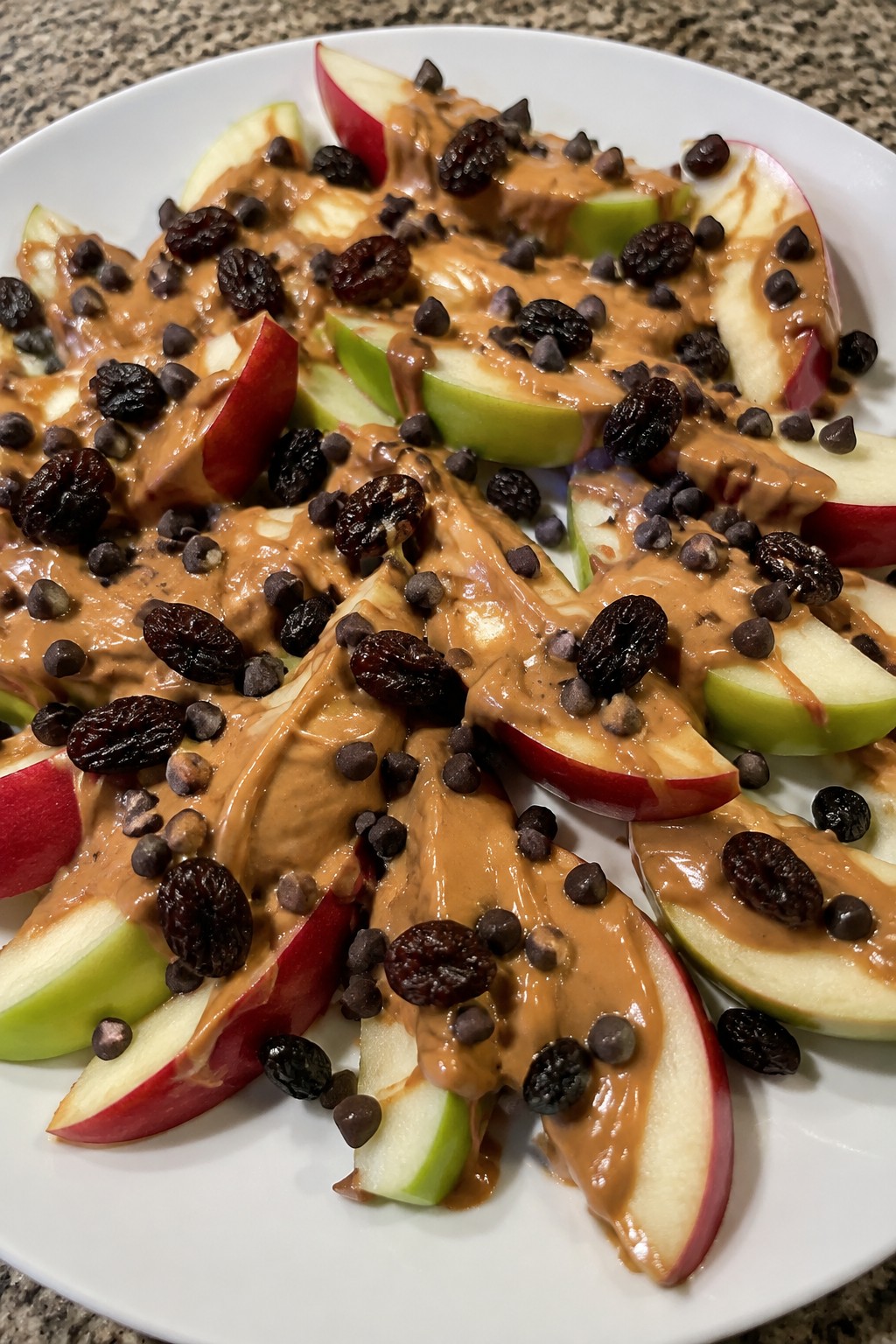 Creepy Crawly Apple and Peanut Butter Nachos