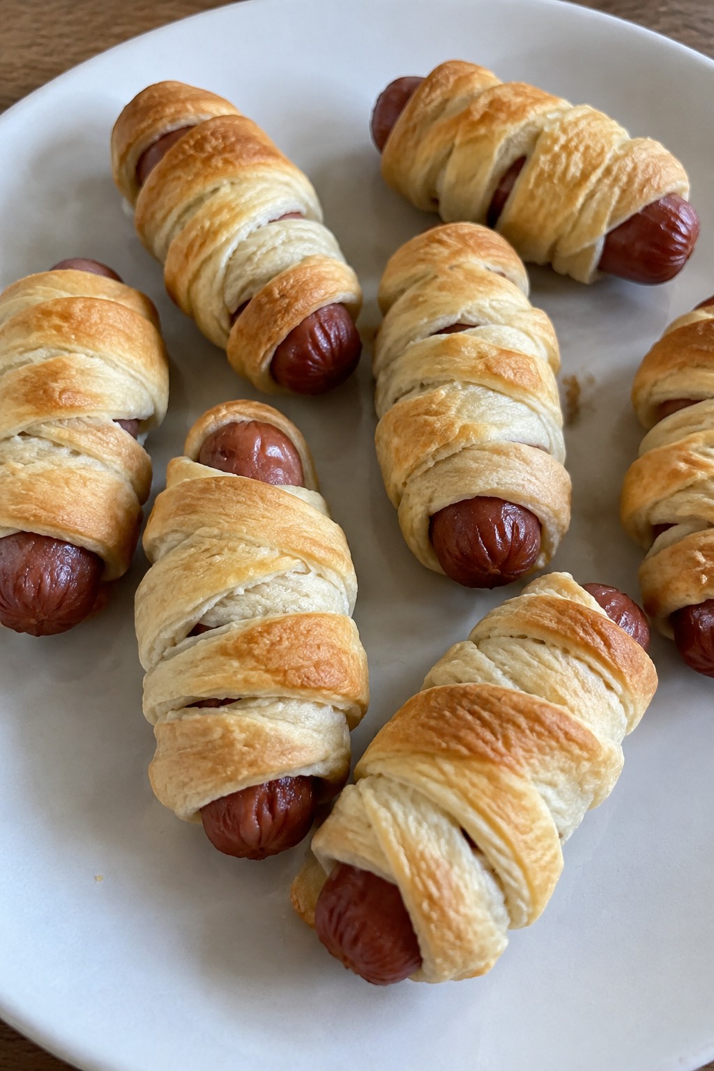 Mummy-Wrapped Mini Hot Dogs