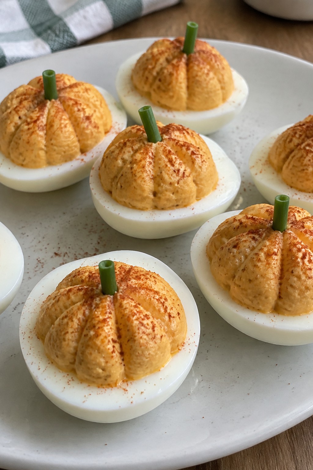 Pumpkin Patch Deviled Eggs