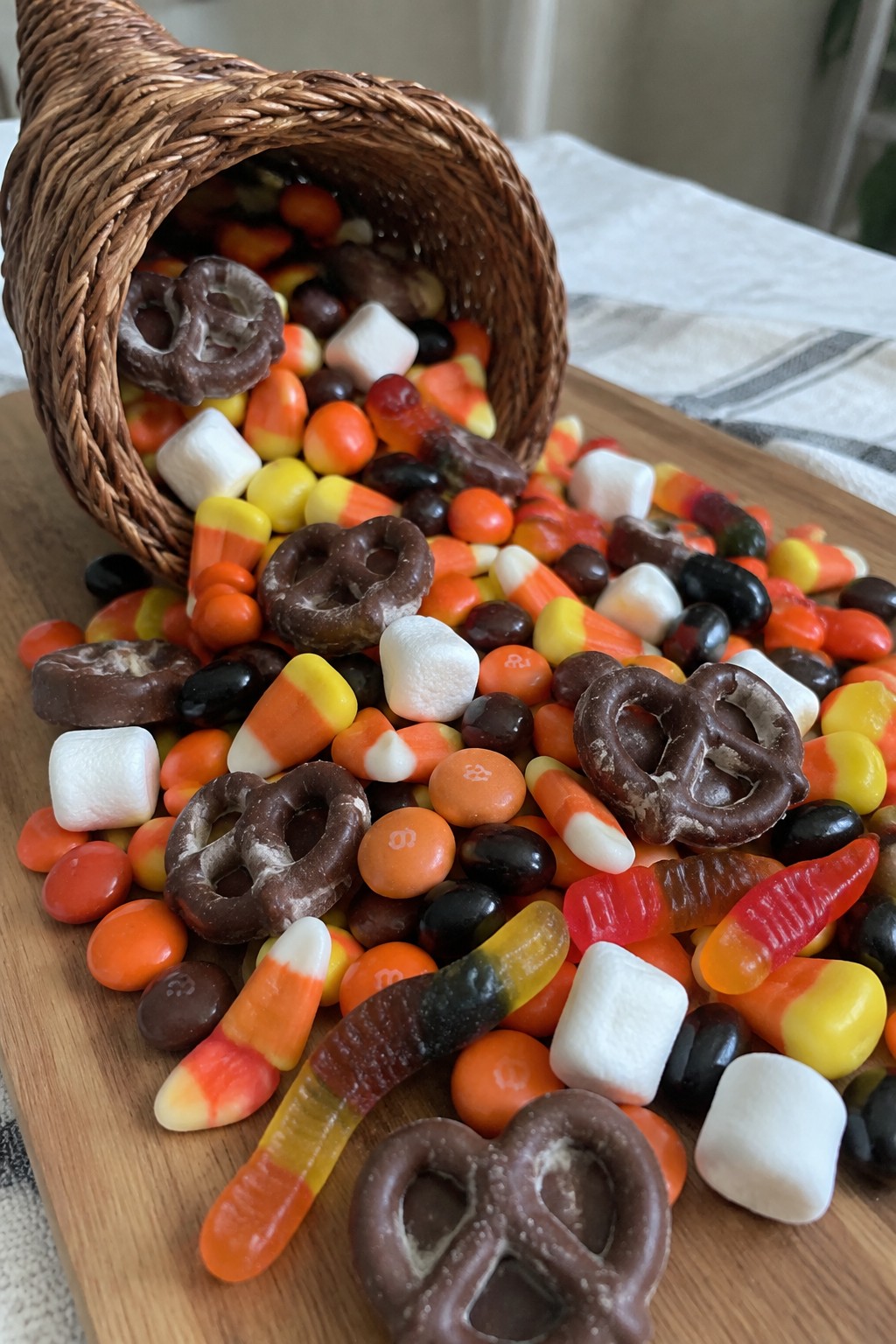 Candy Cornucopia Kid Snack Board