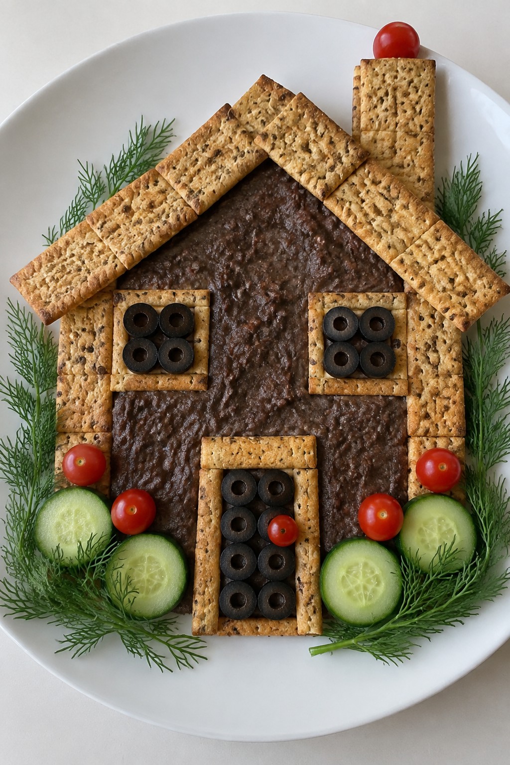 Haunted House Cracker and Dip Board