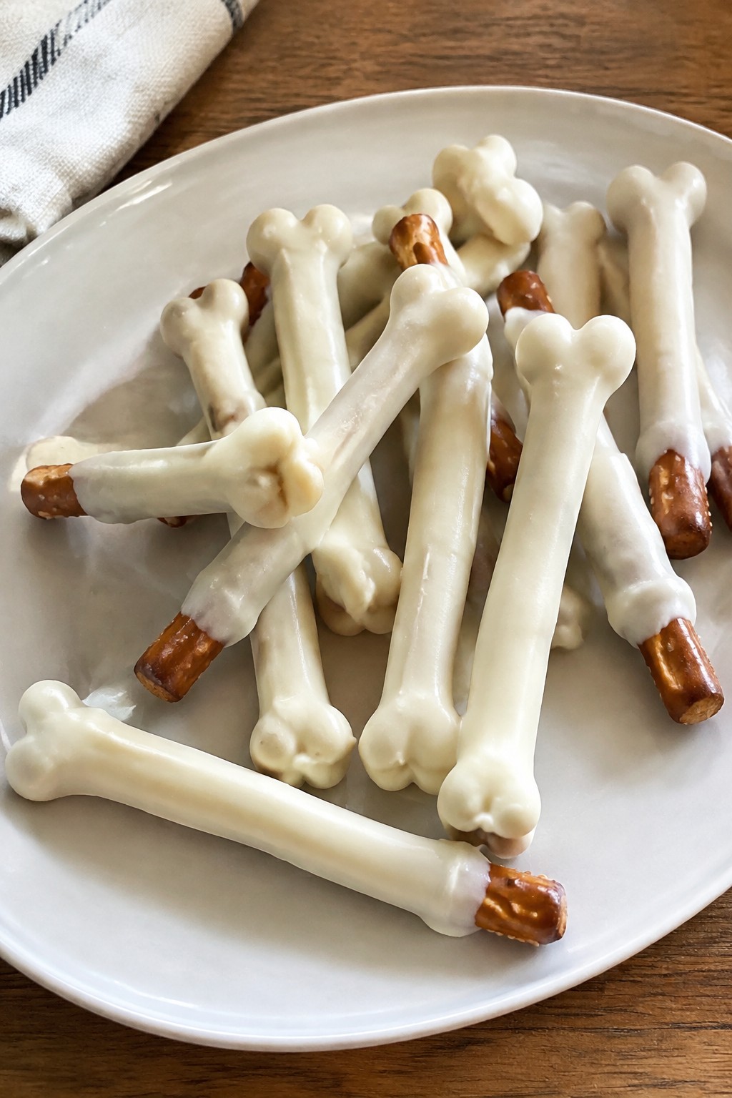 Skeleton Bone Pretzel Platter
