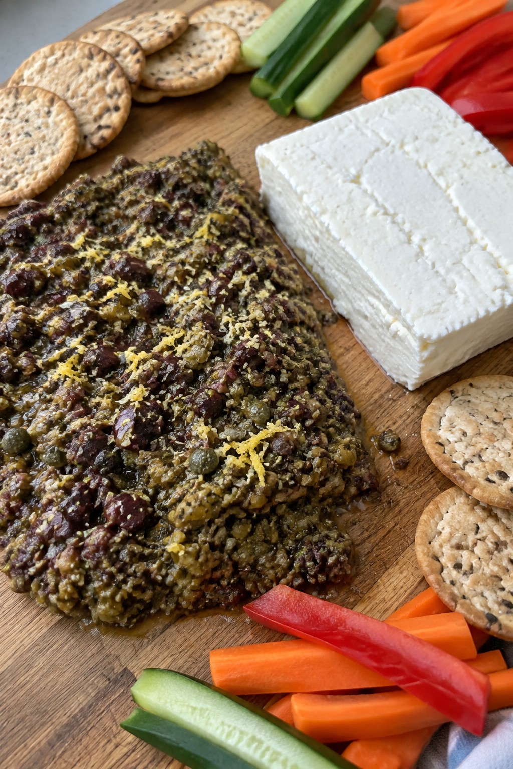 Monster Mash Olive Tapenade and Feta Platter