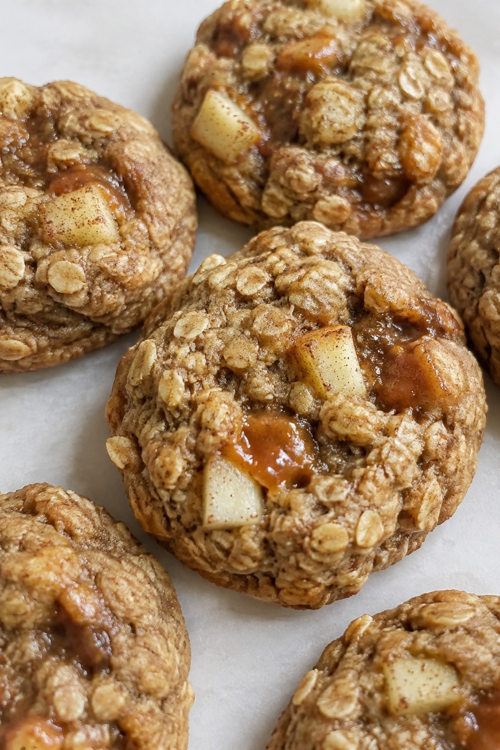 Caramel Apple Oatmeal Cookies