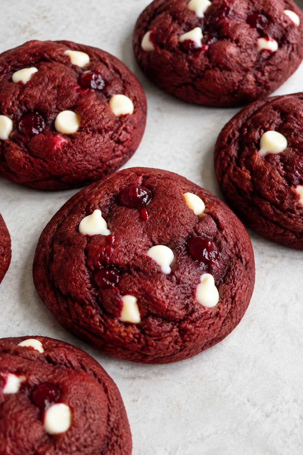 Red Velvet Vampire Bite Cookies