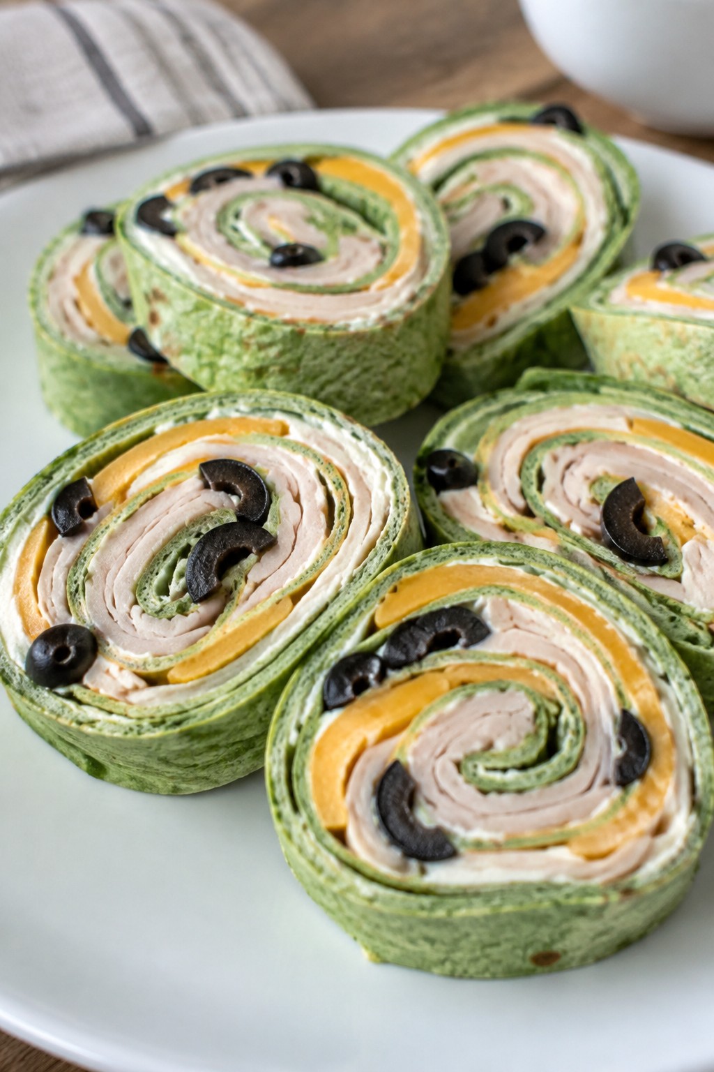 Witch Hat Turkey and Cheese Pinwheels