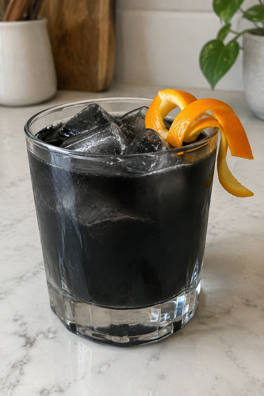Midnight Activated Charcoal Negroni