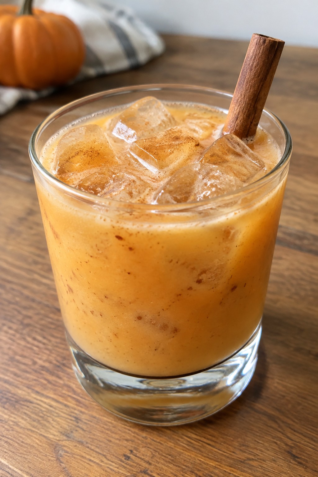 Spiced Pumpkin Tequila Smash