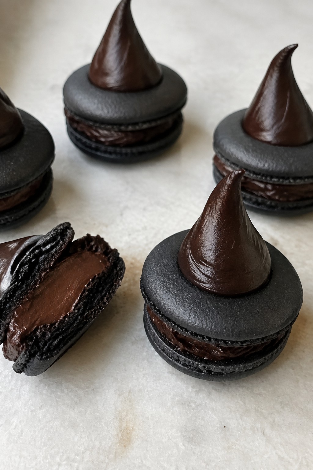 Witch Hat Macarons