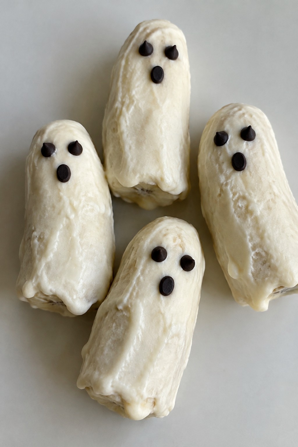 Banana Ghost Yogurt Pops