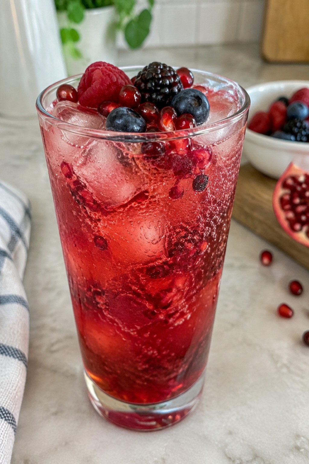 Berry Pomegranate Monster Mash Punch