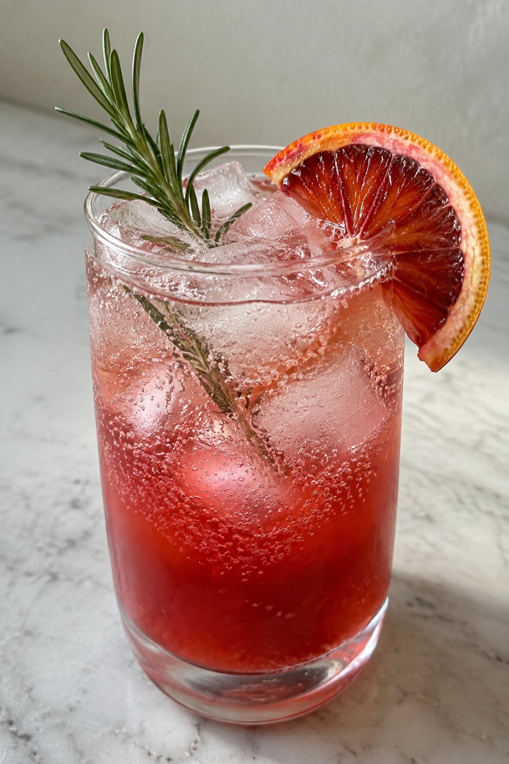 Blood Orange Rosemary Sparkler
