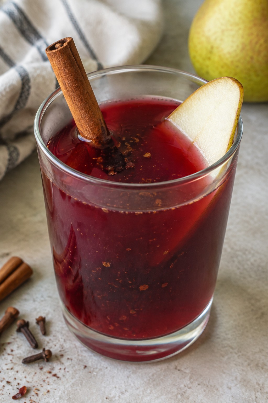 Mulled Pear and Cinnamon Vampire Elixir
