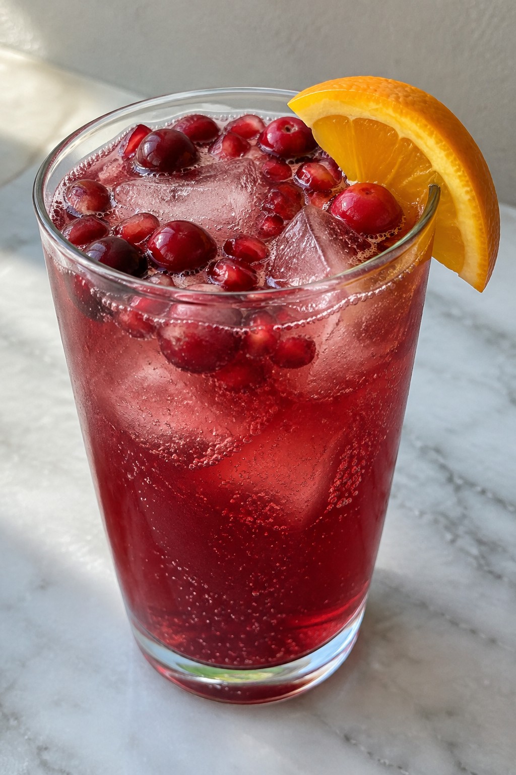 Pomegranate Cranberry Harvest Mocktail