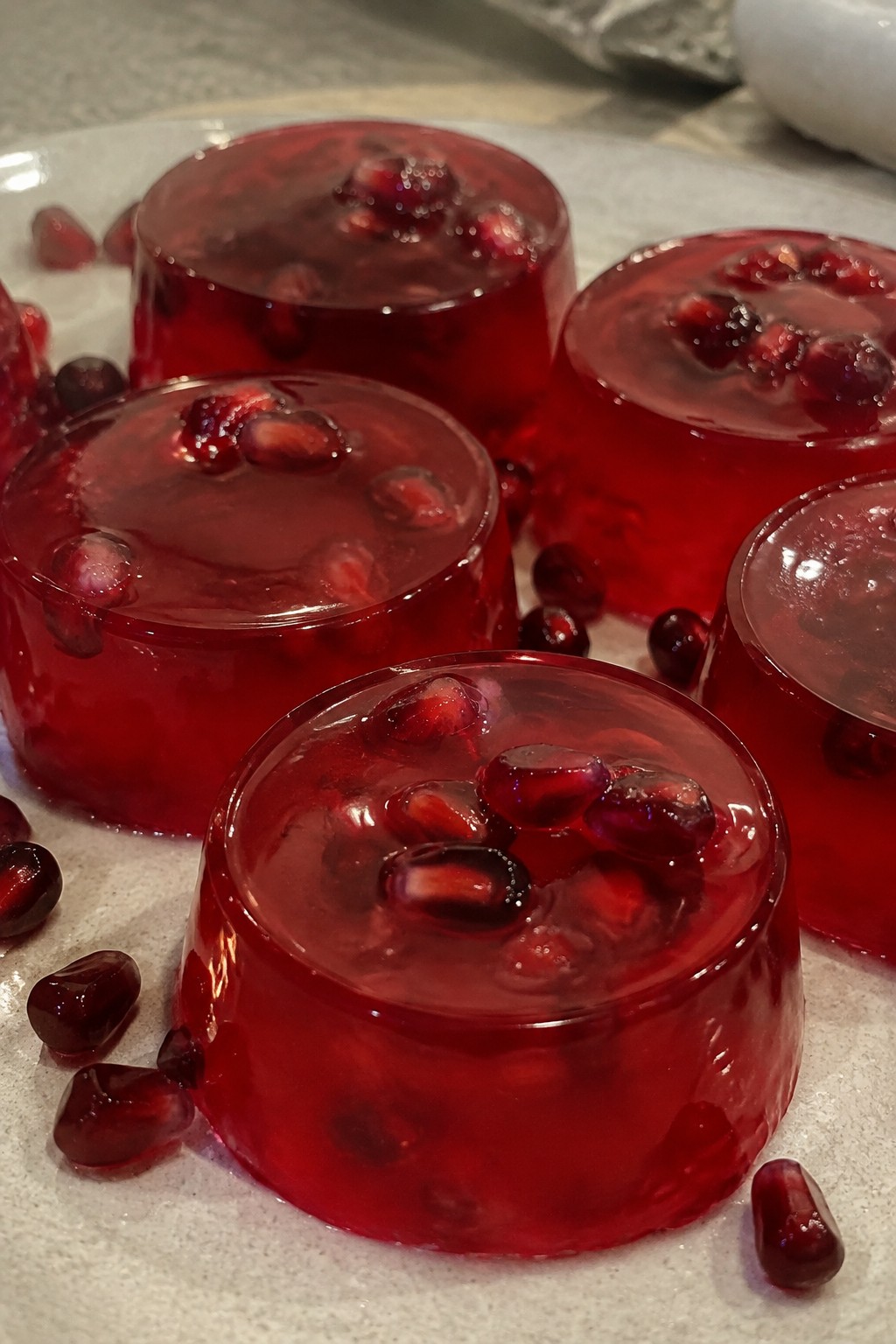 Pomegranate Cosmo Crypt Jello Shots