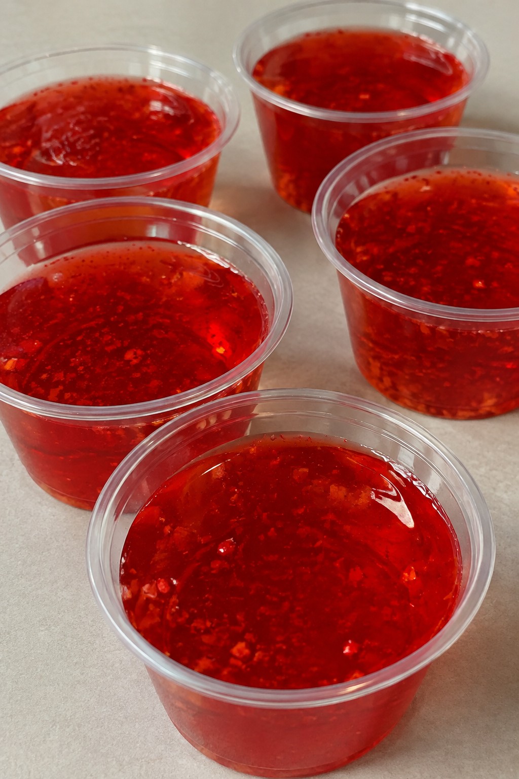 Red Hot Cinnamon Fireball Jello Shots