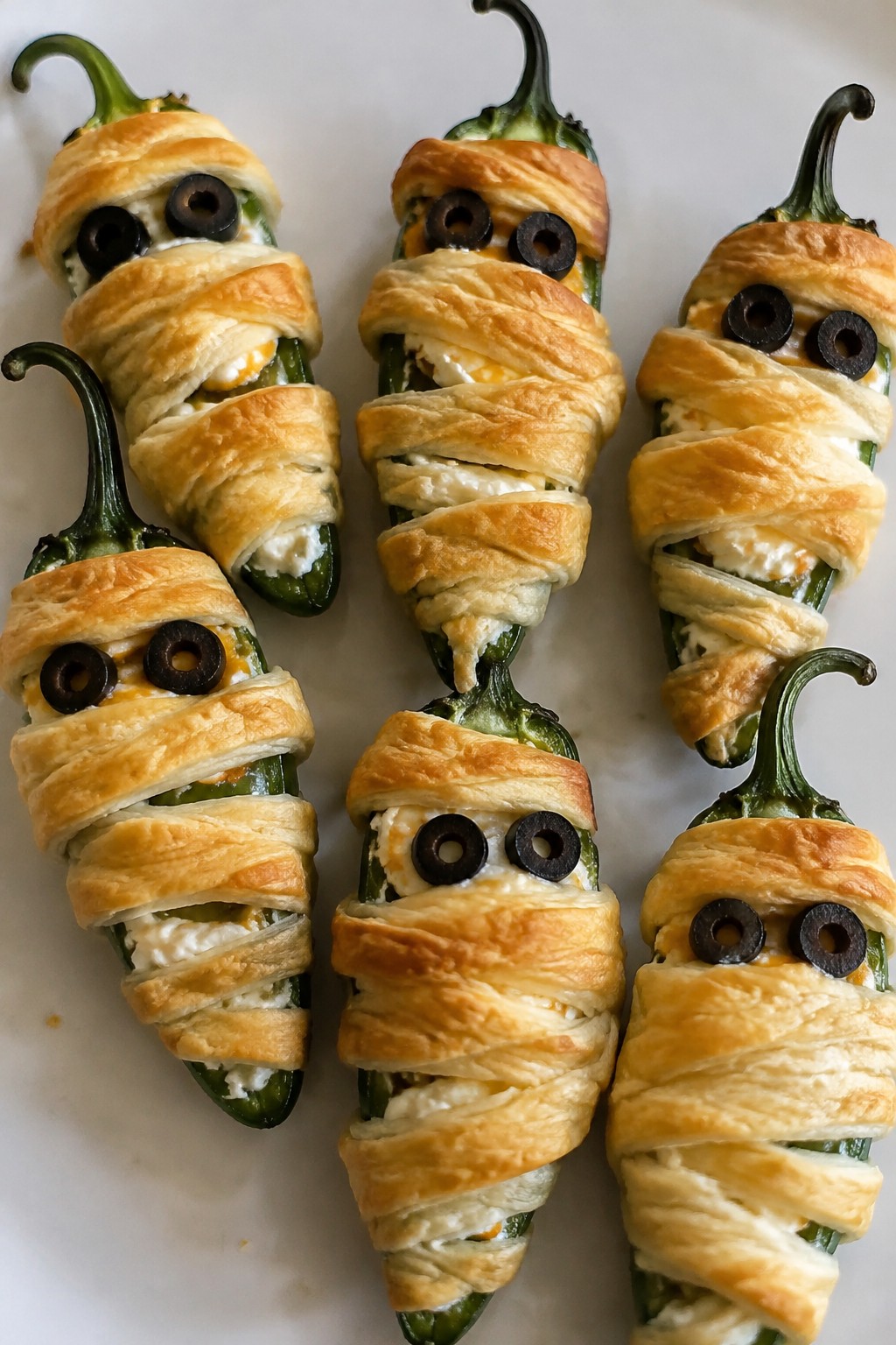 Mummy Jalapeño Poppers