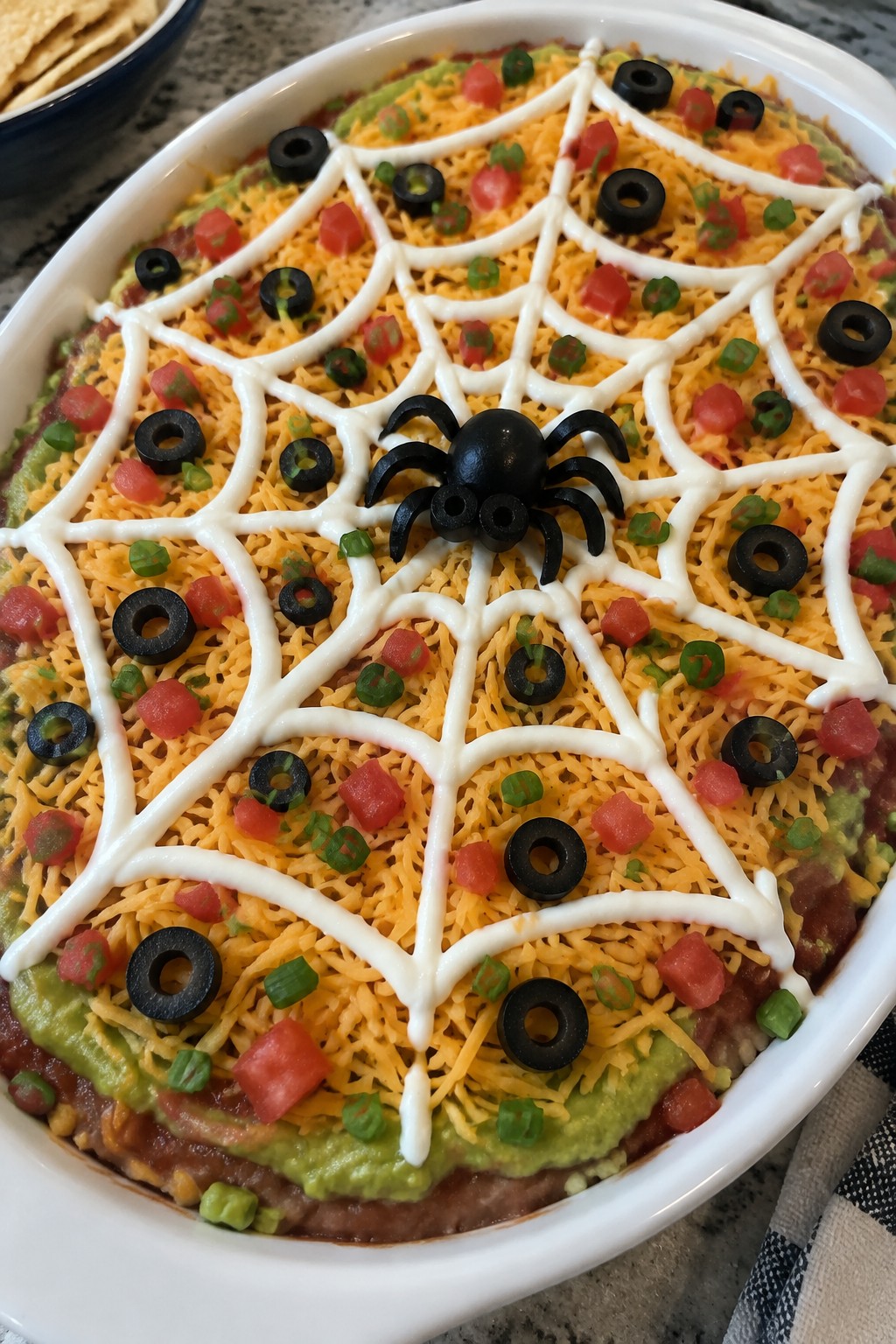 Spiderweb Seven-Layer Dip