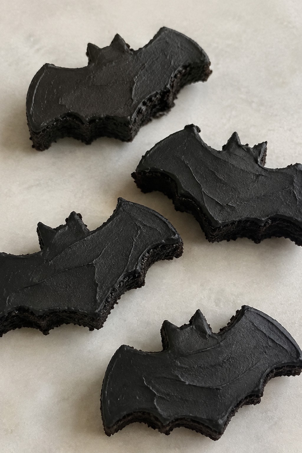 Bat-Shaped Black Cocoa Cake