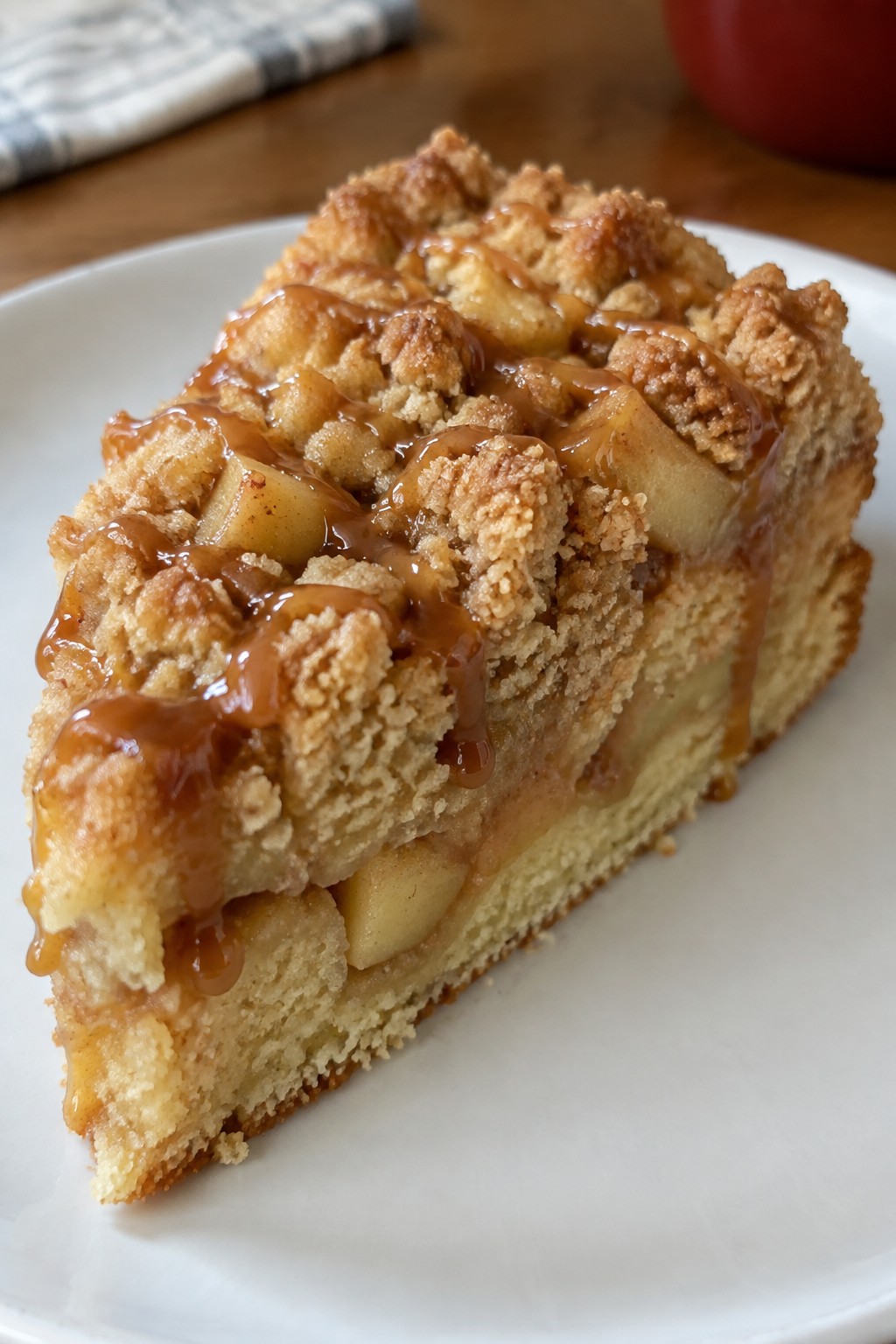 Caramel Apple Crumb Cake