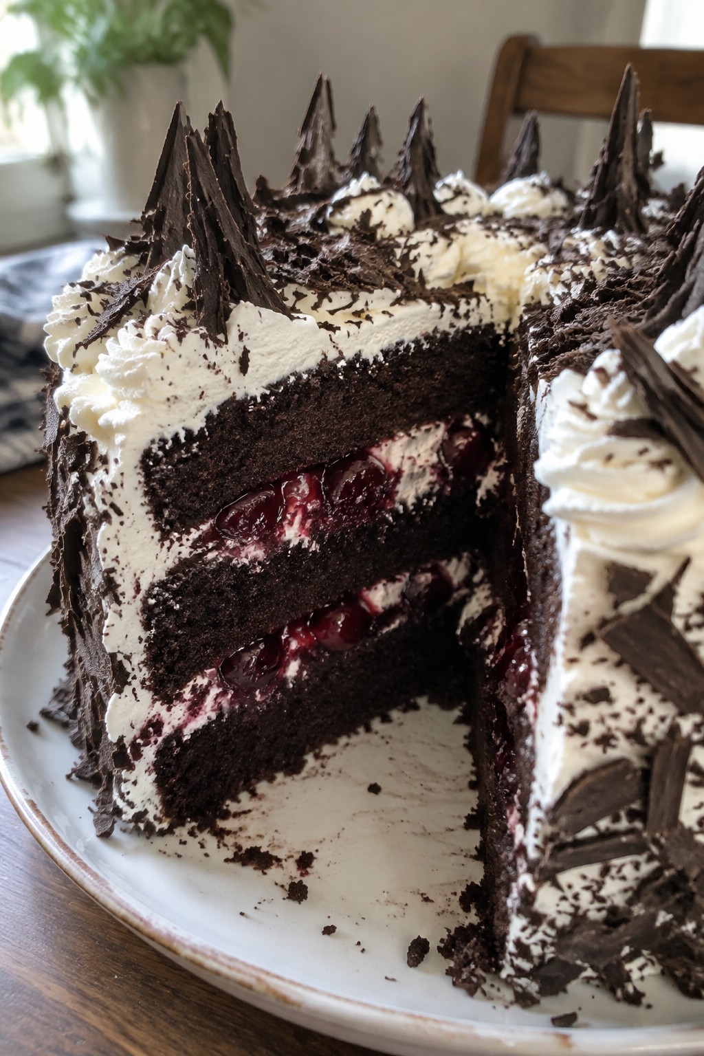 Haunted Forest Black Forest Cake