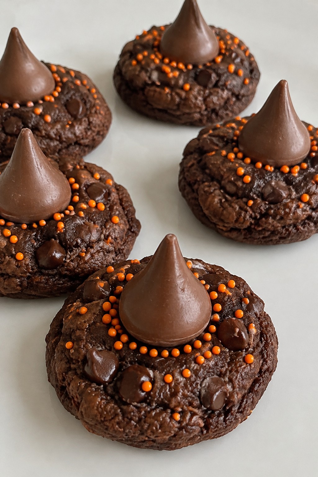 Witch Hat Brownie Cookies