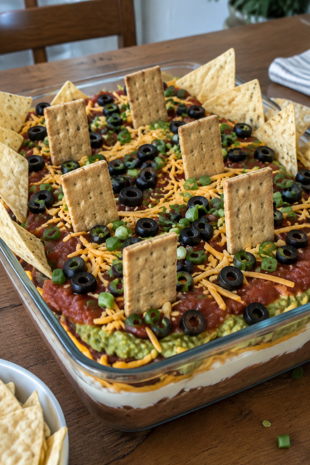 Graveyard Taco Layer Dip