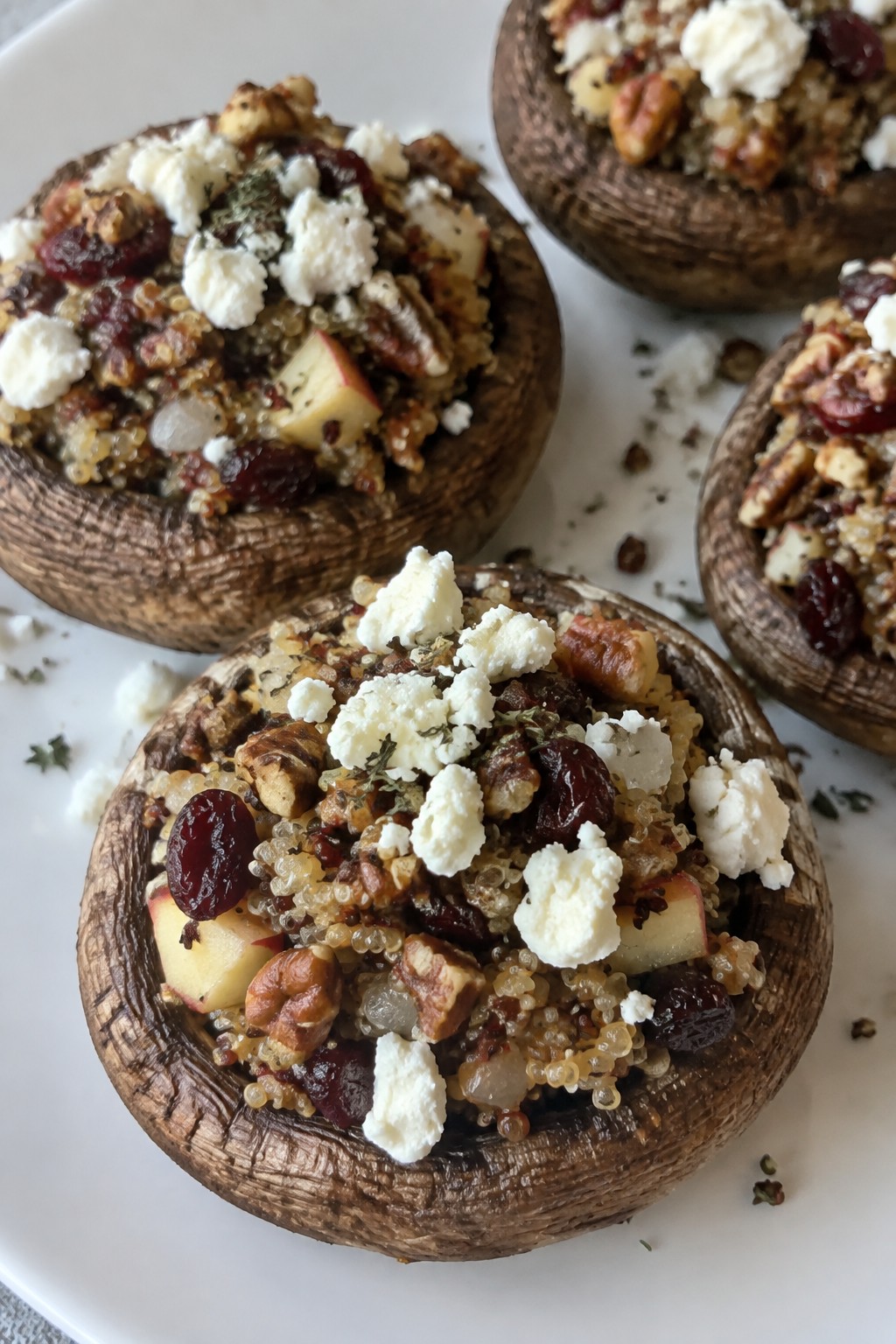 Harvest Stuffed Mushroom Caps