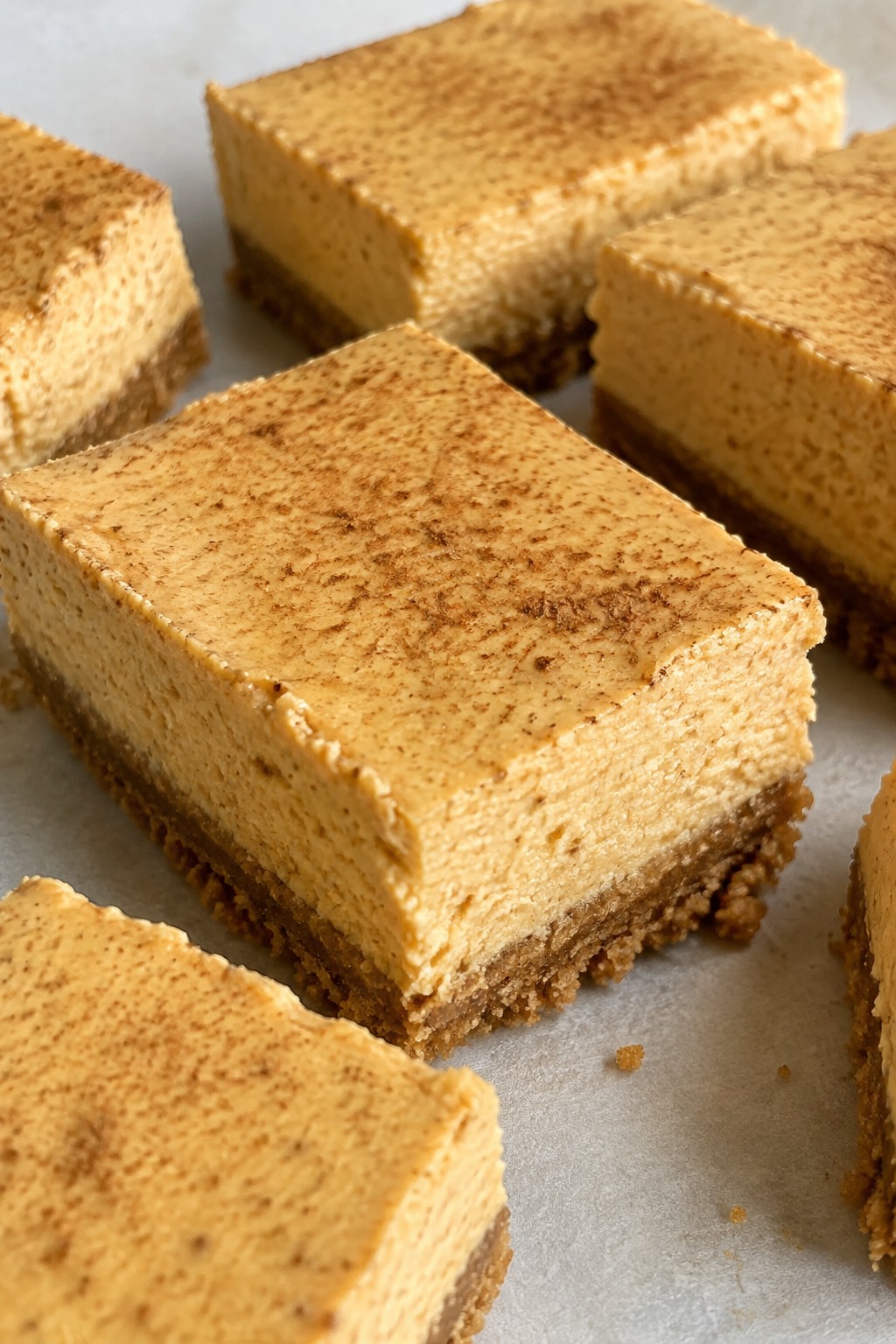Pumpkin Spice Cheesecake Bars