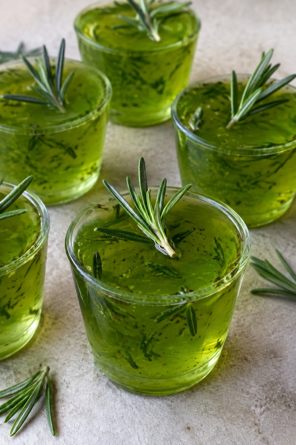Sinister Rosemary Absinthe Jello Shots