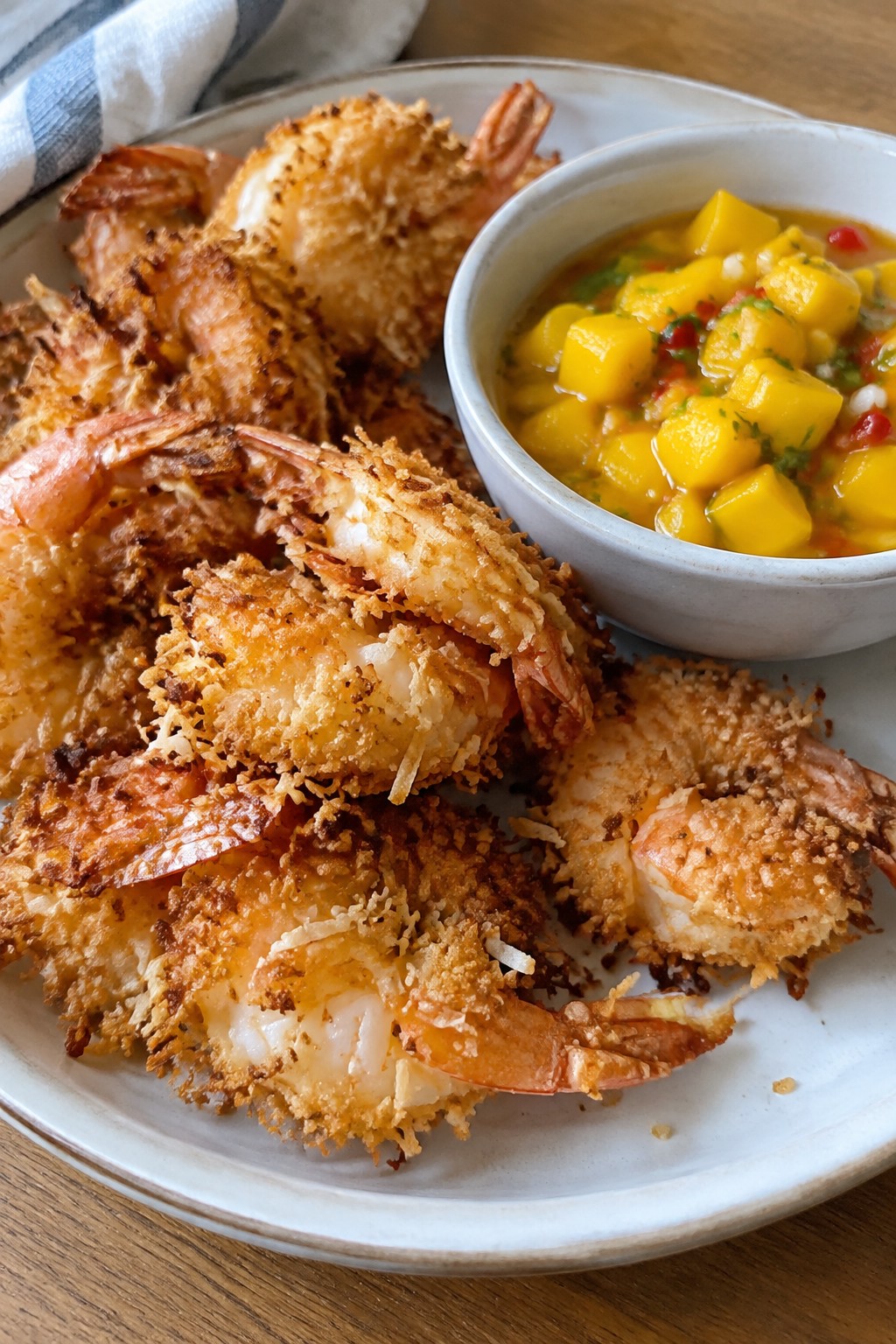 Coconut Shrimp with Mango-Chili Dip
