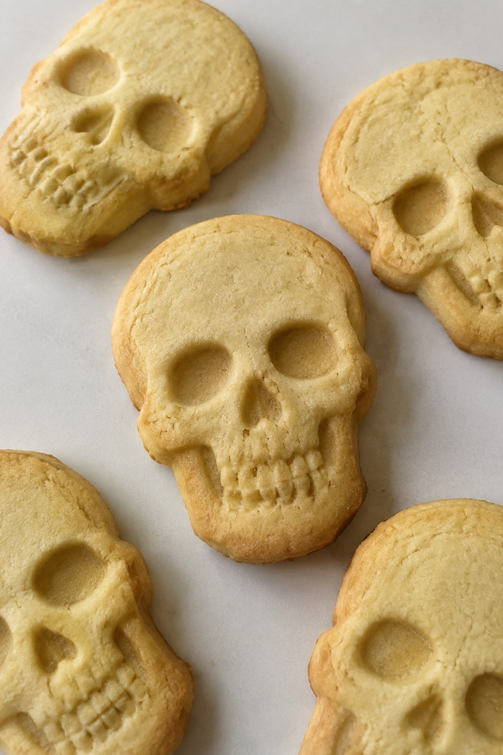 Skull Shortbread Cookies